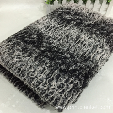 High quality hot sales fake fur blanket